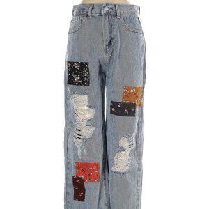 Cider patchwork jeans